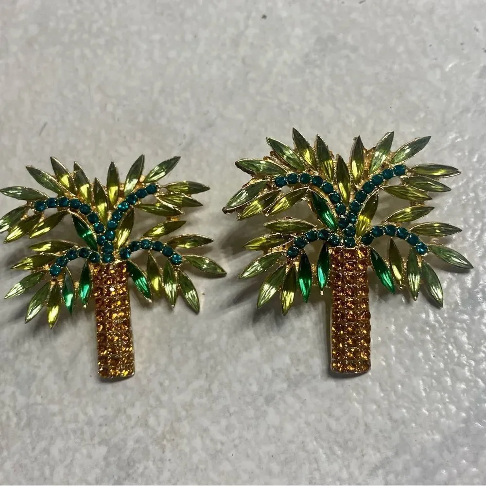 Palm Tree Earrings